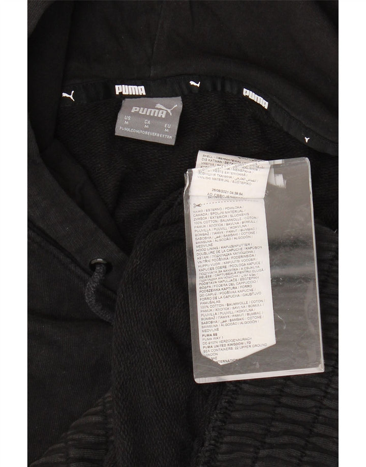 Женский джемпер с капюшоном PUMA Oversized UK 14, средний черный, хлопок