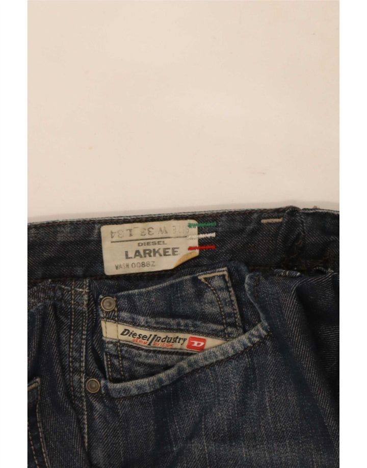 Мужские джинсы Diesel Larkee Slim W33 L27 темно-синие