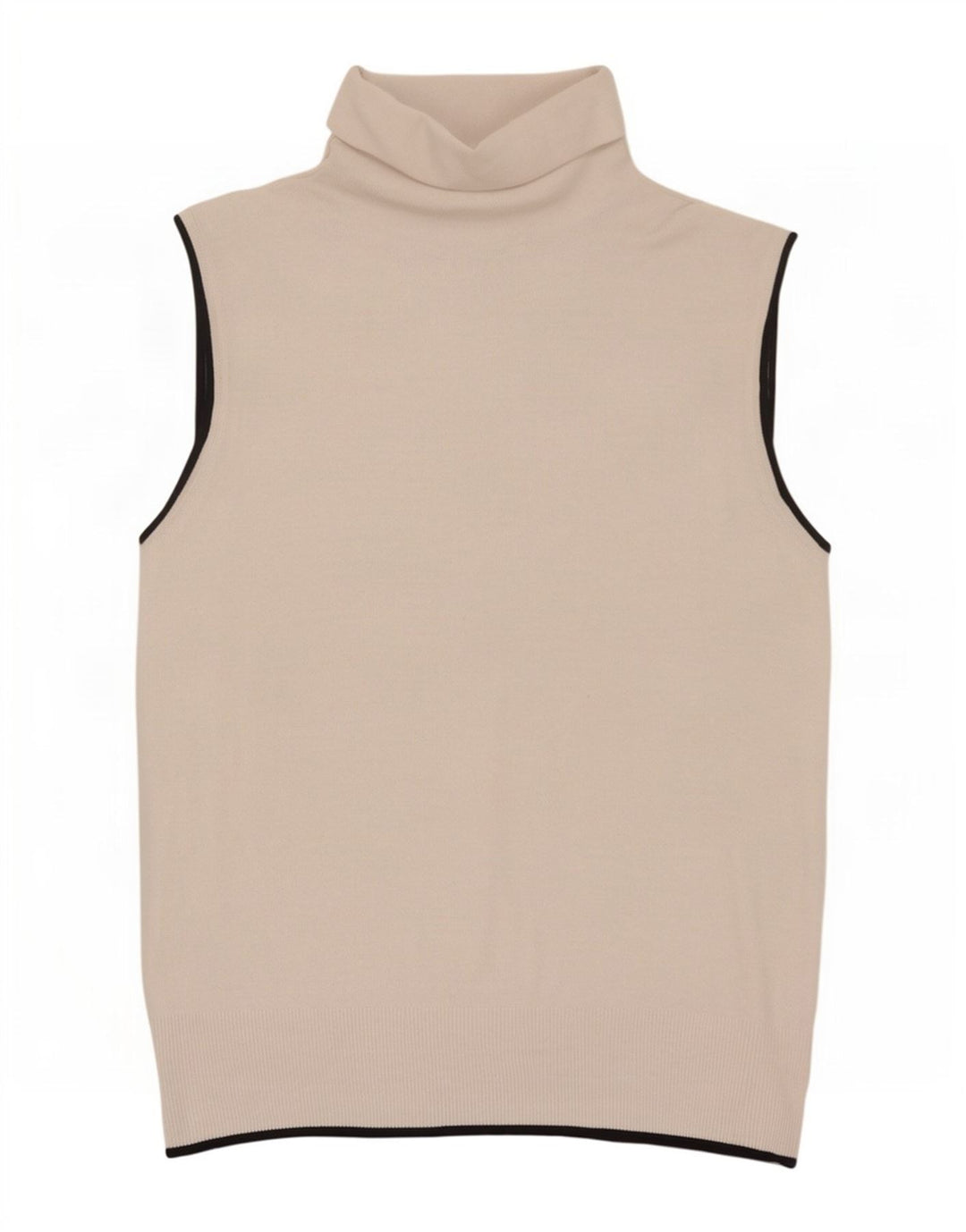 Женская майка Zara Vest UK 12, средний бежевый вискоза