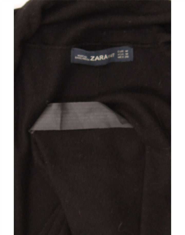 Женский открытый кардиган Zara UK 12, средний черный вискоза