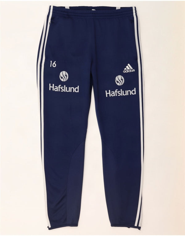 Adidas Мужские спортивные брюки с графическим рисунком Брюки для бега Большой темно-синий полиэстер