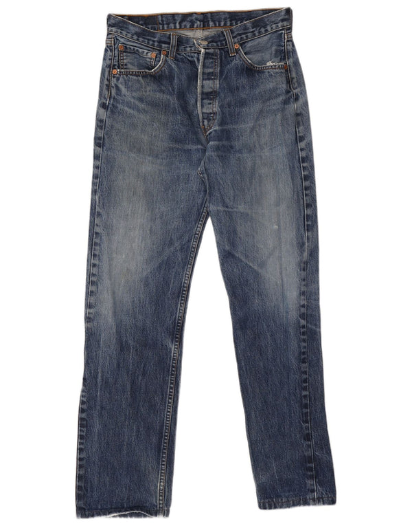Мужские прямые джинсы Levi's 501 W34 L31 синие, хлопок