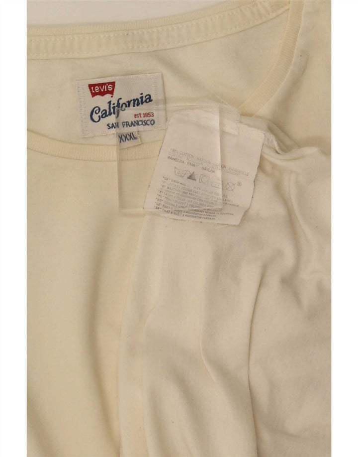 Мужская футболка Levi's Top 3XL Off White Cotton