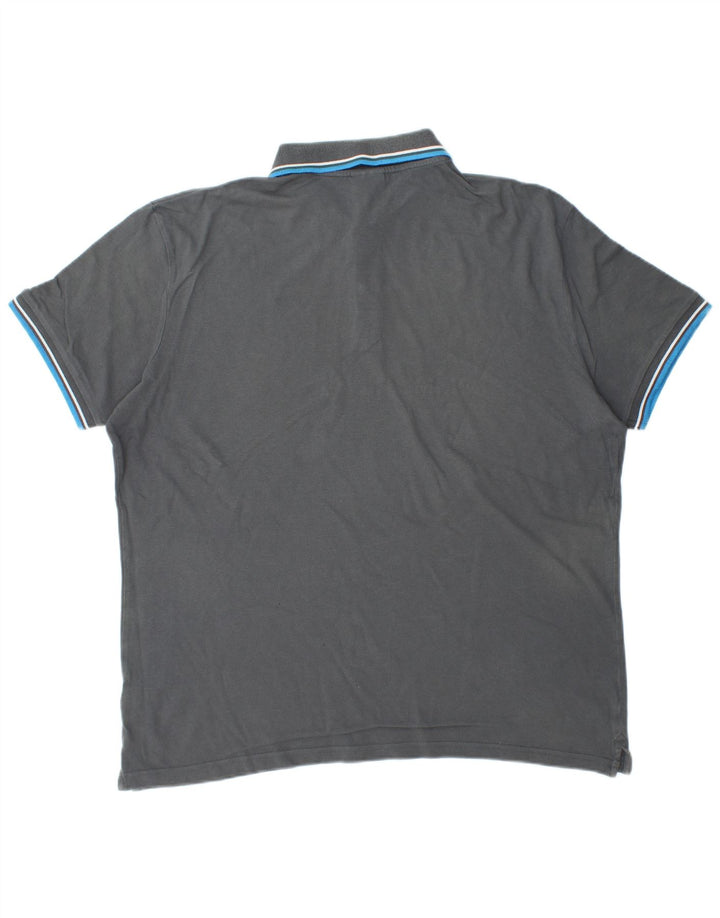 Мужская рубашка-поло DIADORA XL, серая, хлопок