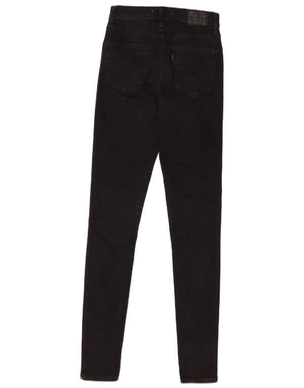 Женские джинсы суперскинни Levi's 720 с высокой посадкой W27 L31 черные