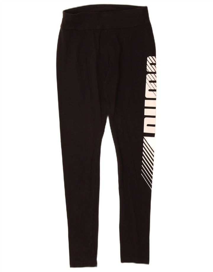 Женские леггинсы с рисунком Puma UK 4 XS, черный хлопок