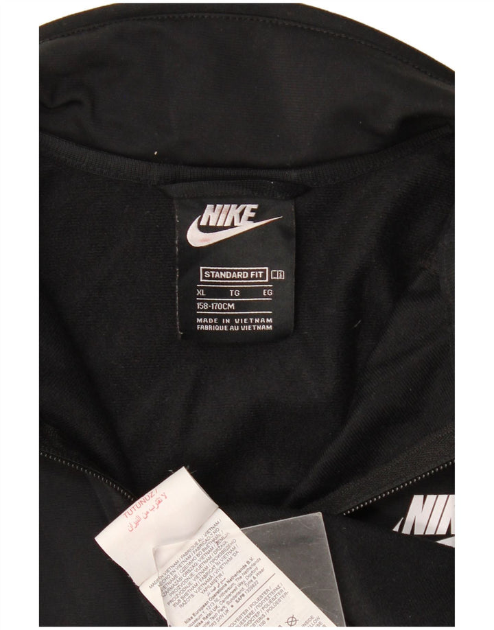 Спортивный костюм Nike для мальчиков, верхняя куртка 13–14 лет, XL, черный полиэстер