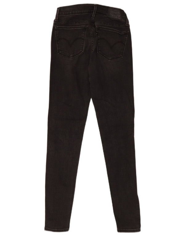 Женские джинсы Levi's 710 Super Skinny W26 L30, черный хлопок