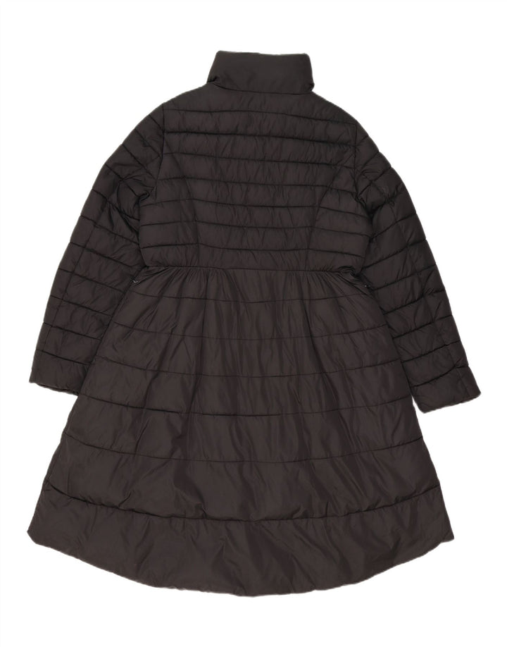 BIANCOGHIACCIO Womens Padded Coat UK 12 Medium Black Polyamide Vintage Biancoghiaccio and Second-Hand Biancoghiaccio from Messina Hembry 