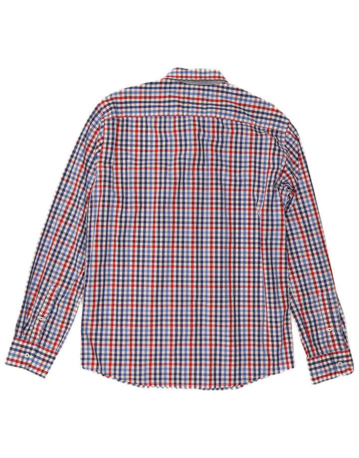 TOMMY HILFIGER Mens Vintage Fit Shirt Large Multicoloured Check Cotton