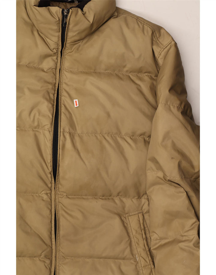NANGAPARBAT Мужская стеганая куртка IT 58 4XL Бежевый Полиэстер