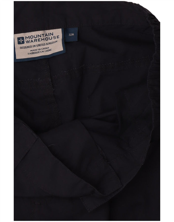 Мужские прямые брюки-карго Mountain Warehouse W32 L32, темно-синий полиэстер