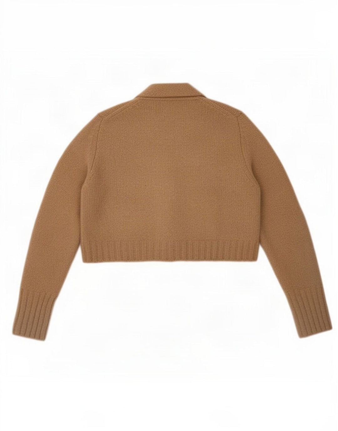 Женский укороченный кардиган Zara UK 10, маленький бежевый полиэстер
