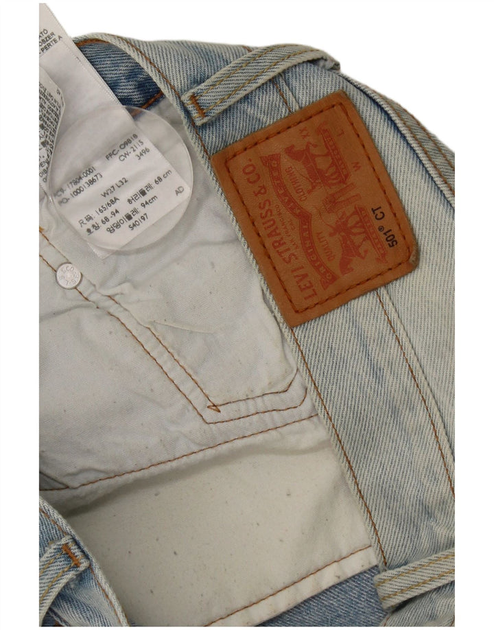 Мужские прямые джинсы Levi's 501 W27 L27, синий хлопок