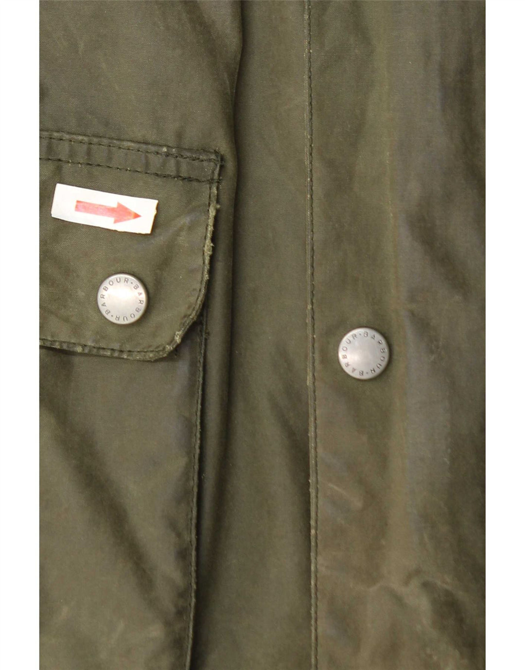 Мужская куртка Barbour из вощеного хлопка UK 36, маленький зеленый хлопок