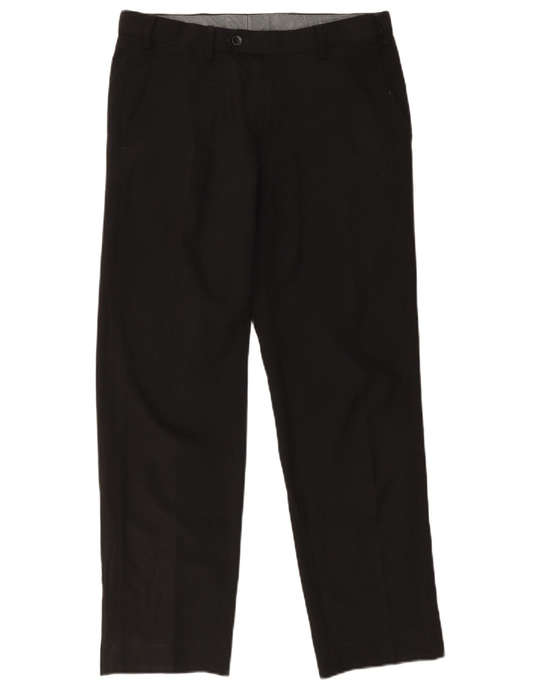 Мужские брюки чиносы Marks & Spencer W32 L29 черные, полиэстер
