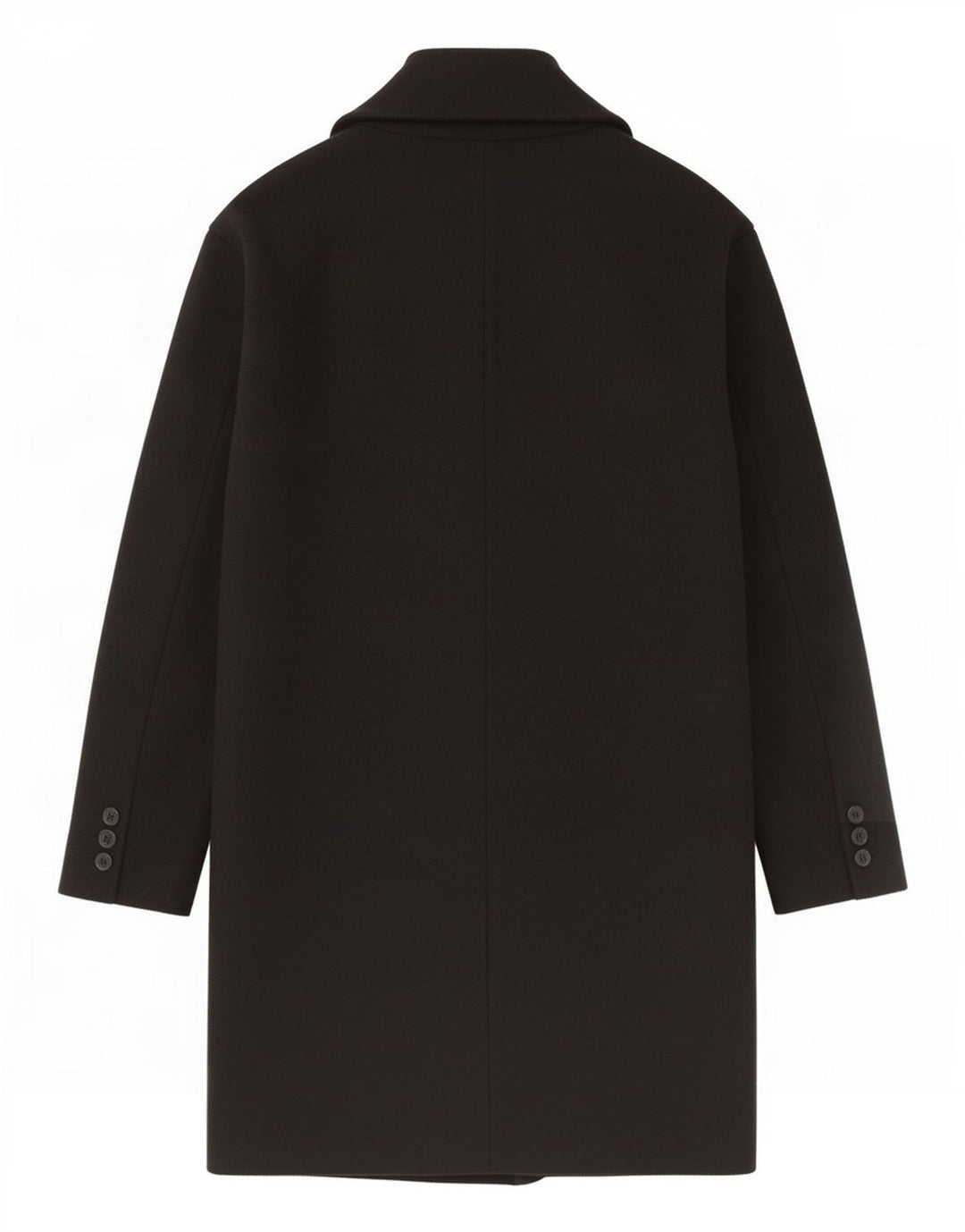 Женское пальто оверсайз Zara UK 14, средний черный