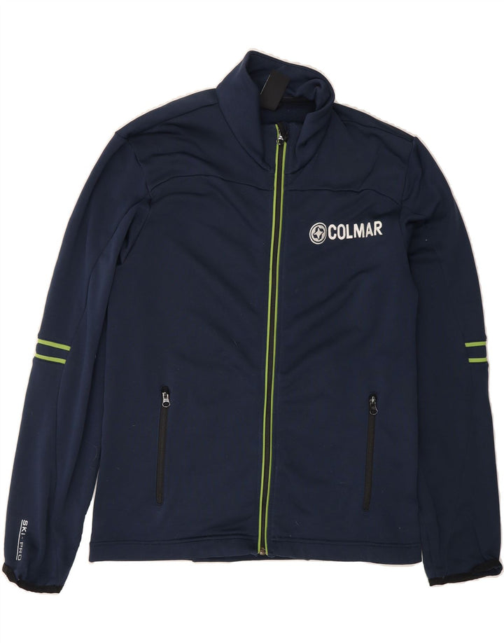 COLMAR Mens Tracksuit Top Jacket Medium Navy Blue Vintage Colmar and Second-Hand Colmar from Messina Hembry 
