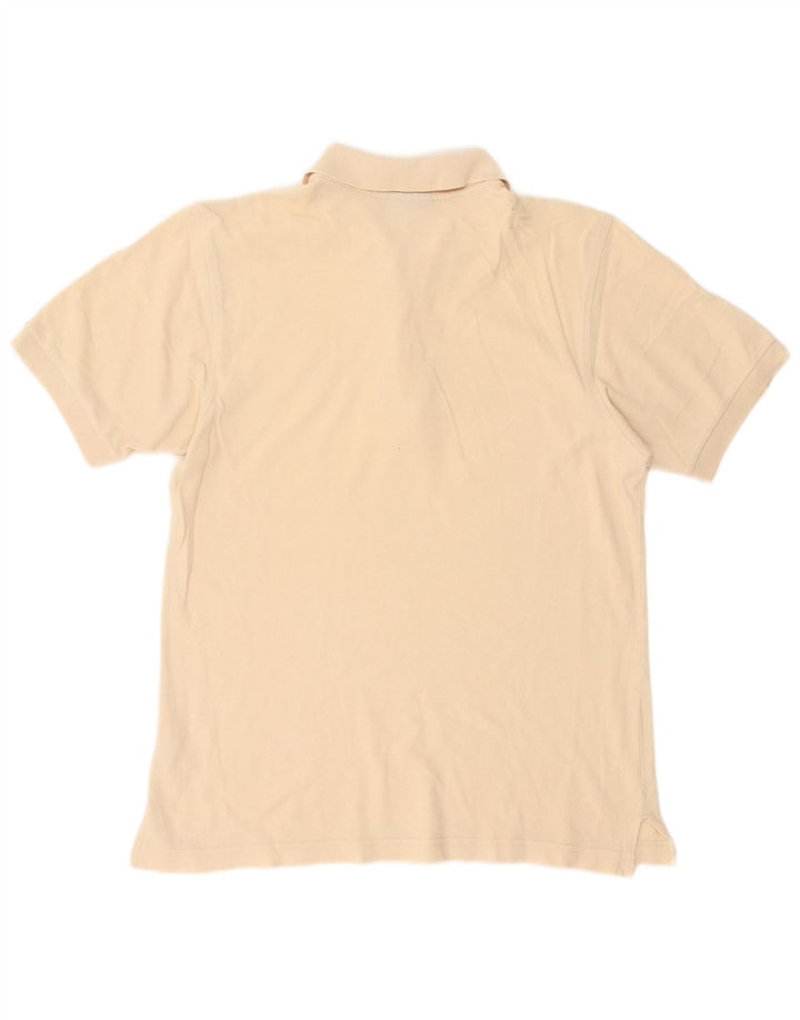 Мужская рубашка-поло Lotto большого размера из хлопка белого цвета