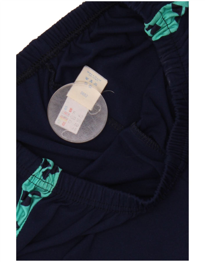 Женские леггинсы Arena с графическим рисунком IT 46, большой размер, темно-синий, полиамид с цветными блоками