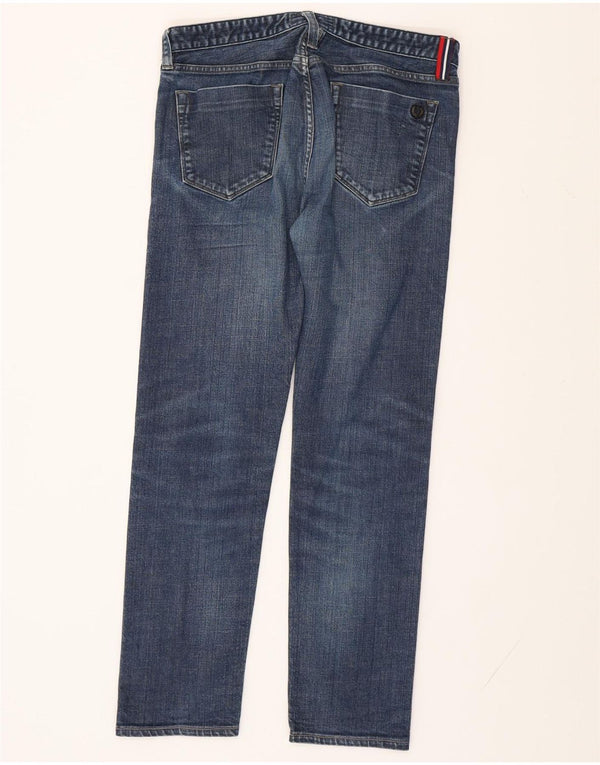 Мужские прямые джинсы FRED PERRY W33 L29 синие, хлопок