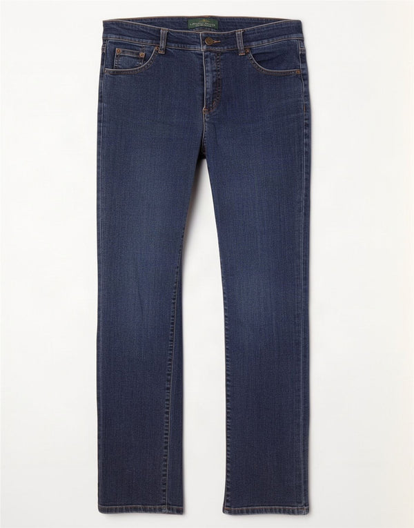 Женские прямые джинсы Ralph Lauren, США 4, маленькие, W26 L30, синие, хлопок