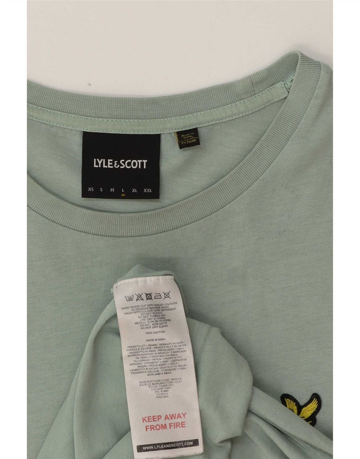 Мужская футболка Lyle & Scott, большой зеленый хлопок