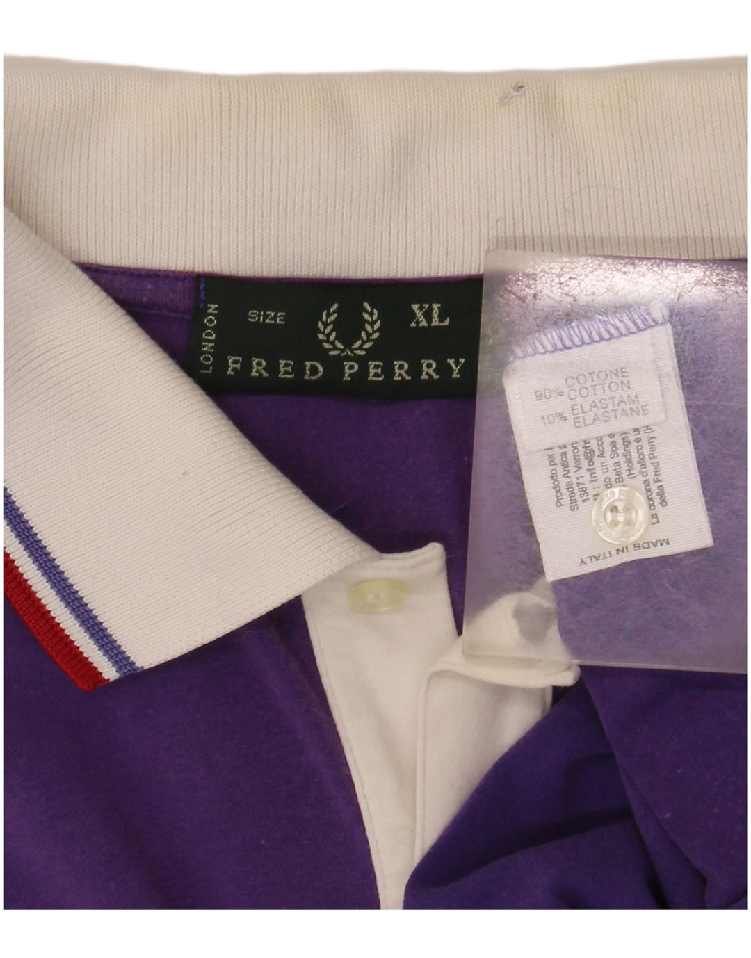 Мужская рубашка-поло FRED PERRY XL, фиолетовый хлопок