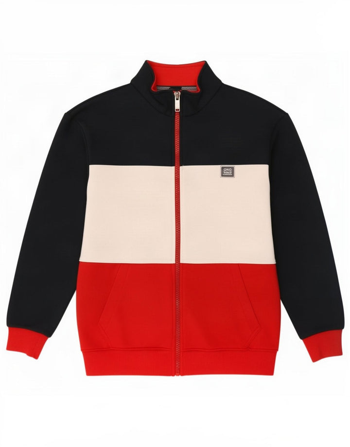 Мужской спортивный костюм Jack & Jones, верхняя куртка, средний, разноцветный, с цветными блоками
