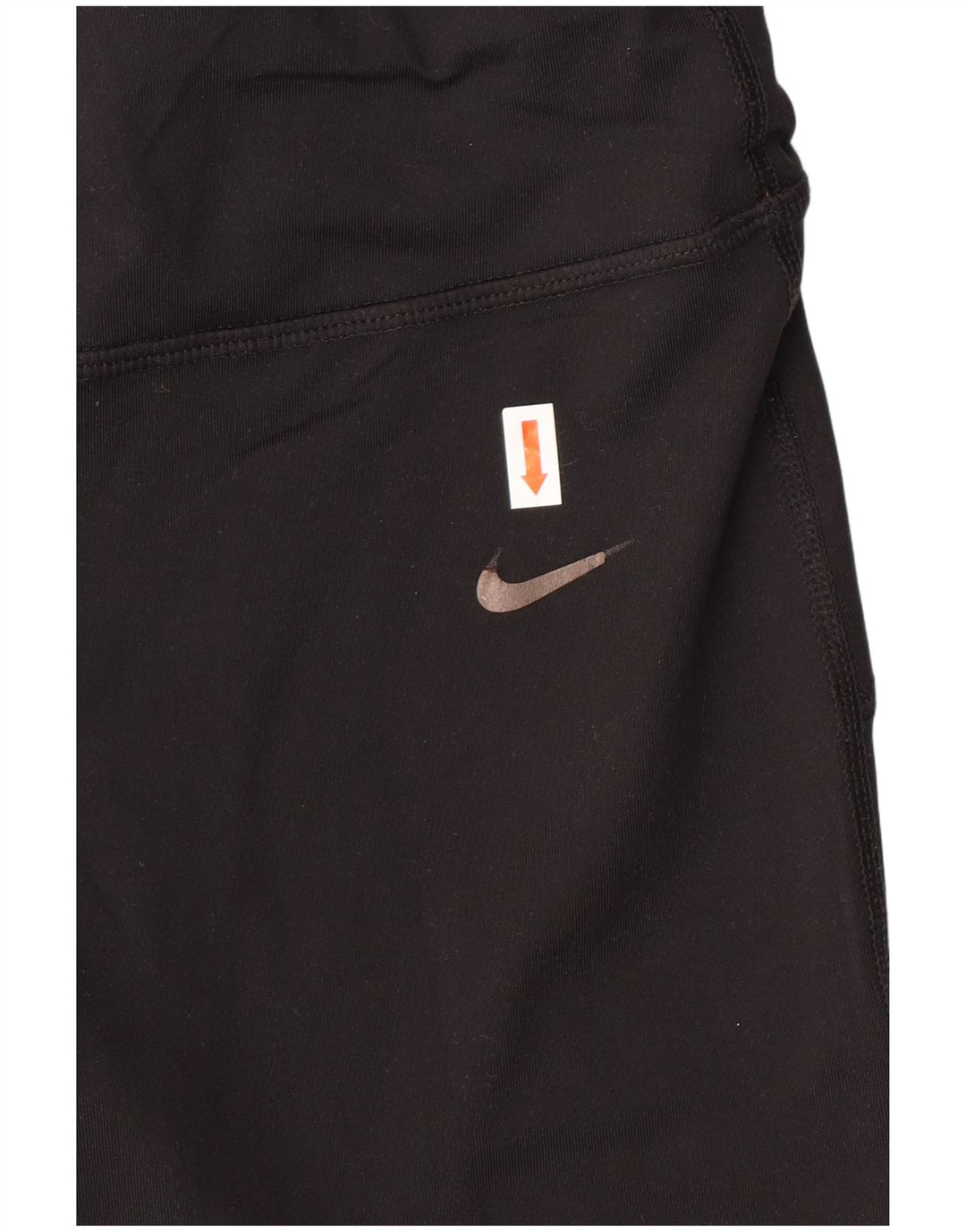 Женские леггинсы-капри NIKE Dri Fit UK 14, большие размеры, черный полиэстер