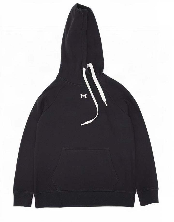 Мужской джемпер с капюшоном Under Armour, средний черный, хлопок