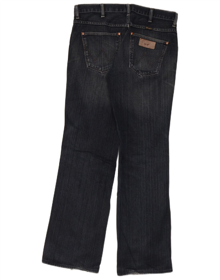 Мужские джинсы Wrangler Alaska Bootcut W33 L31 темно-синие, хлопок