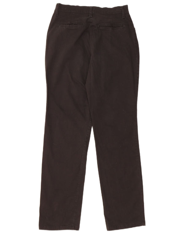 Женские прямые повседневные брюки LEE, размер США 4, маленький W28 L31, черный хлопок