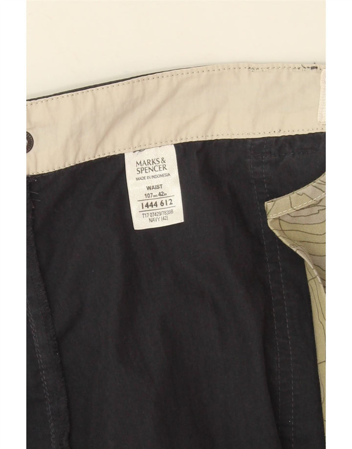 Мужские шорты карго Marks & Spencer W42 2XL Темно-синие, хлопок