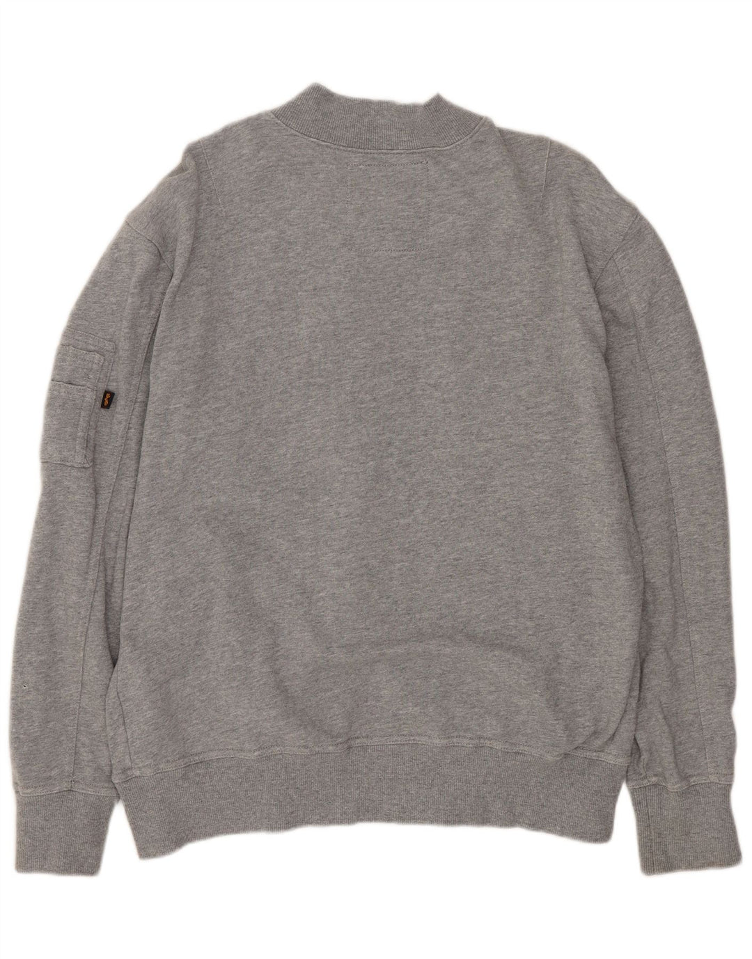 ALPHA INDUSTRIES Мужская спортивная куртка среднего серого цвета