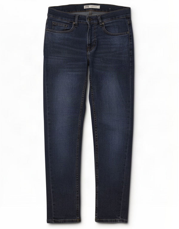 Zara Мужские джинсы скинни EU 38 Small W30 L30 Синий хлопок