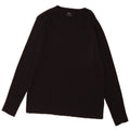 Мужской джемпер с вырезом лодочкой Farhi, большой черный хлопковый свитер