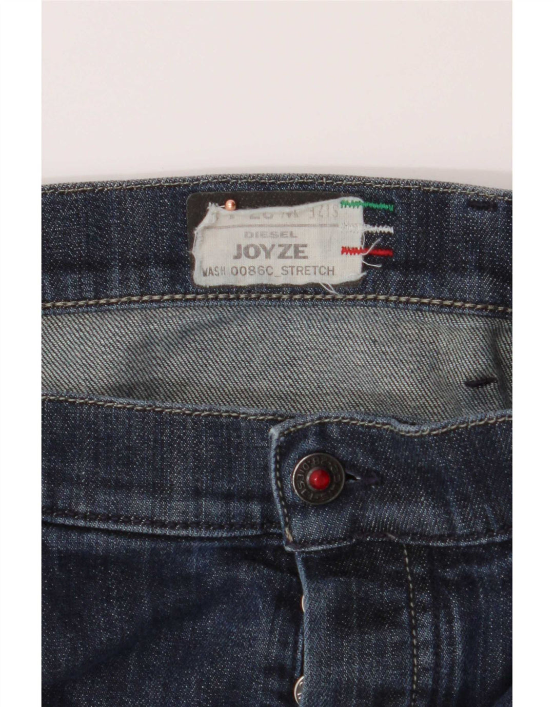 Женские узкие джинсы Diesel Joyze W27 L28, синий хлопок