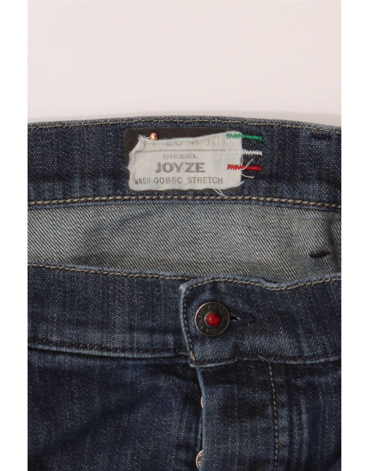 Женские узкие джинсы Diesel Joyze W27 L28, синий хлопок