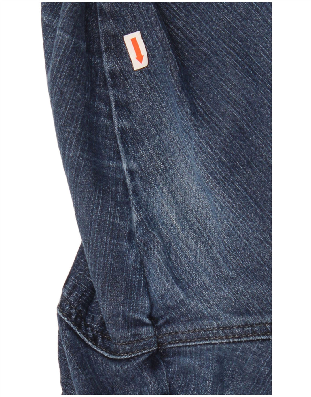 Женские джинсы-капри классического кроя LEE США 14 XL W32 L22 Темно-синие хлопковые