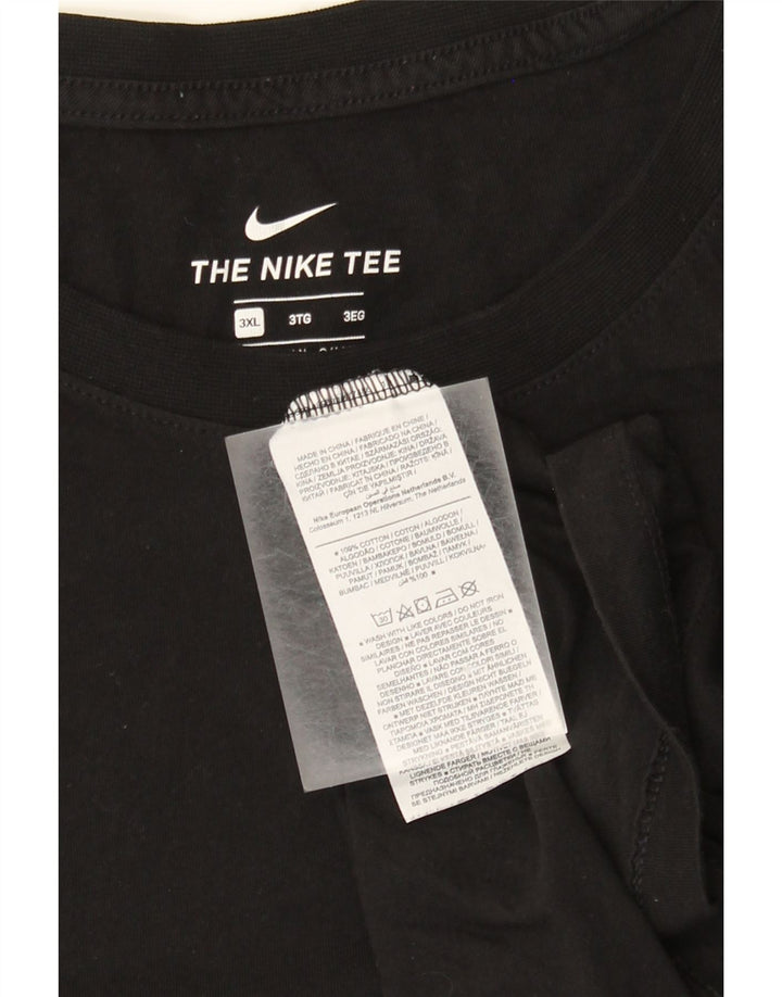 Мужская футболка Nike Top 3XL, черный хлопок