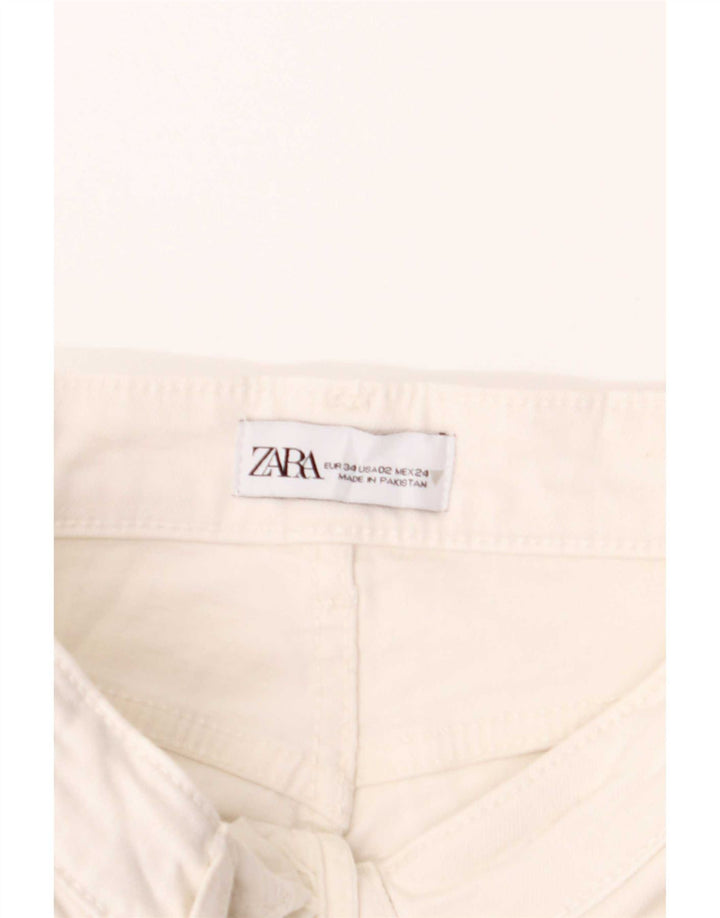 Женские джинсы Bootcut Zara EU 34 2XS W24 L25 белые