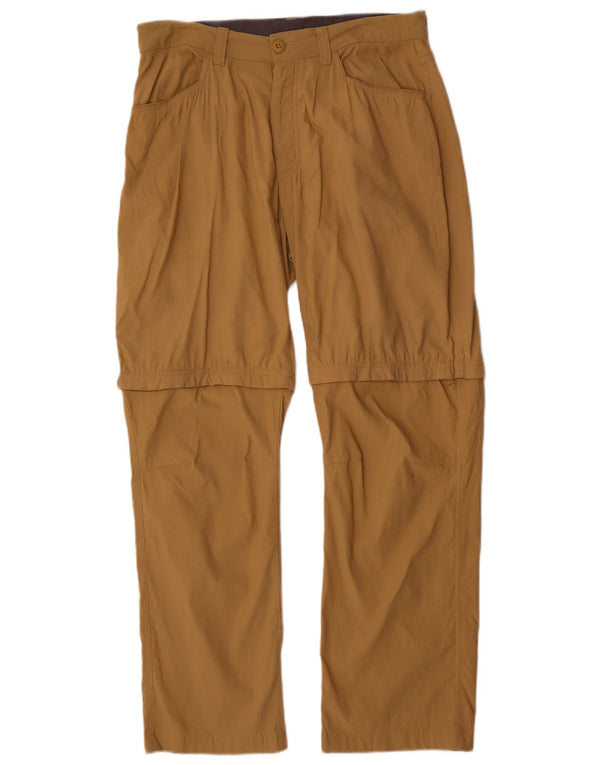 Мужские прямые повседневные брюки Eddie Bauer W32 L30, бежевый нейлон