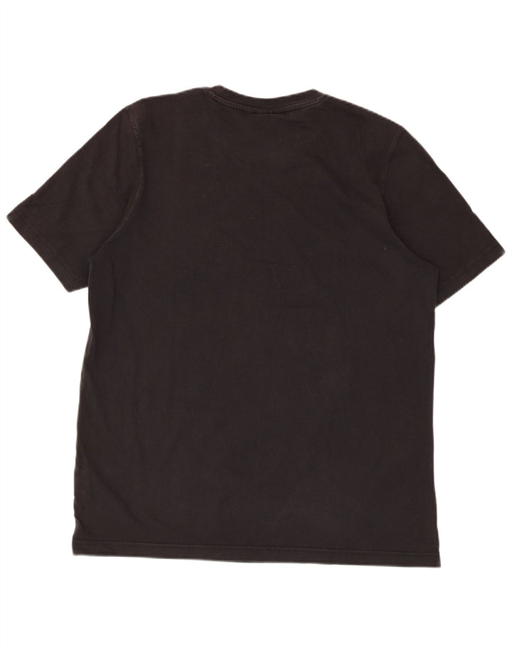 Мужская футболка с рисунком Adidas Top Medium Black Cotton
