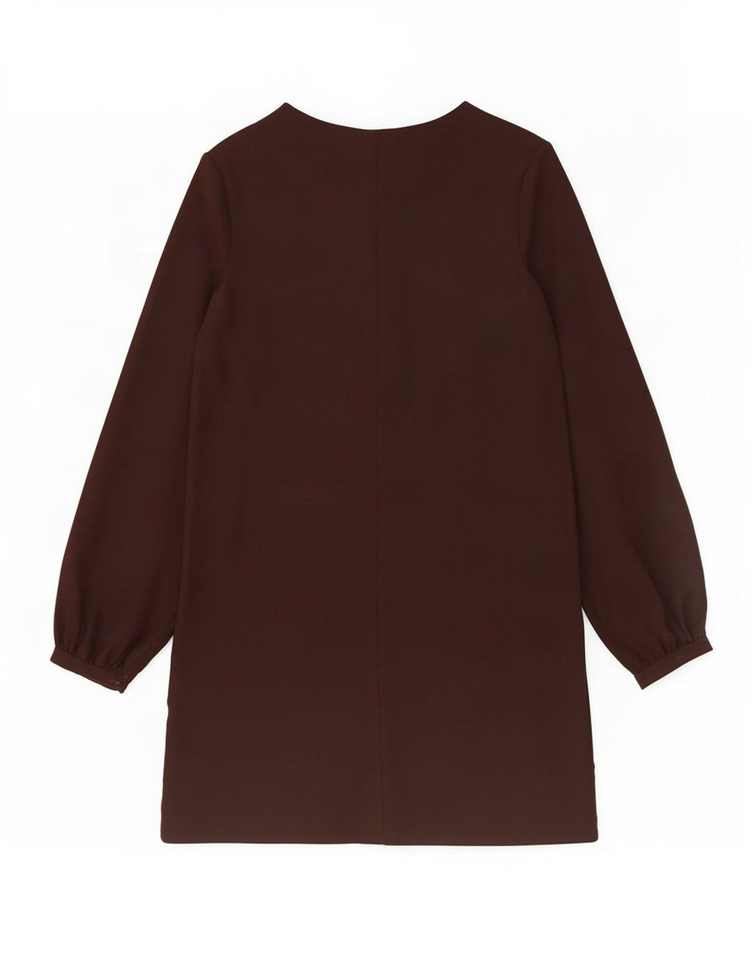 Женское платье прямого кроя с длинным рукавом Zara UK 14, средний черный