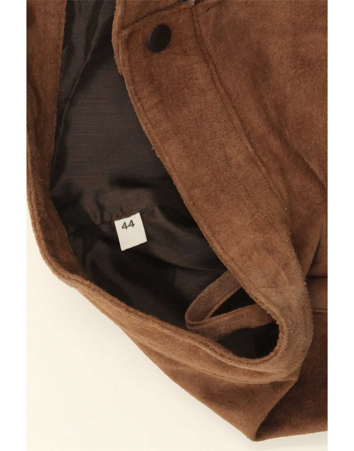 Женская замшевая мини-юбка Zara IT 44 Medium W25 Коричневая
