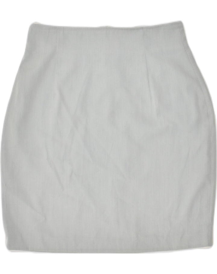 UNITED COLORS OF BENETTON Womens Mini Pencil Skirt IT 40 Small W26 Grey | Vintage United Colors of Benetton | Thrift | Second-Hand United Colors of Benetton | Used Clothing | Messina Hembry 