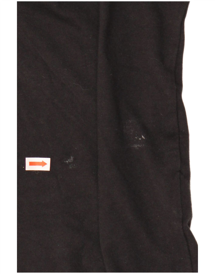 Мужской топ Adidas с длинным рукавом, средний черный хлопок