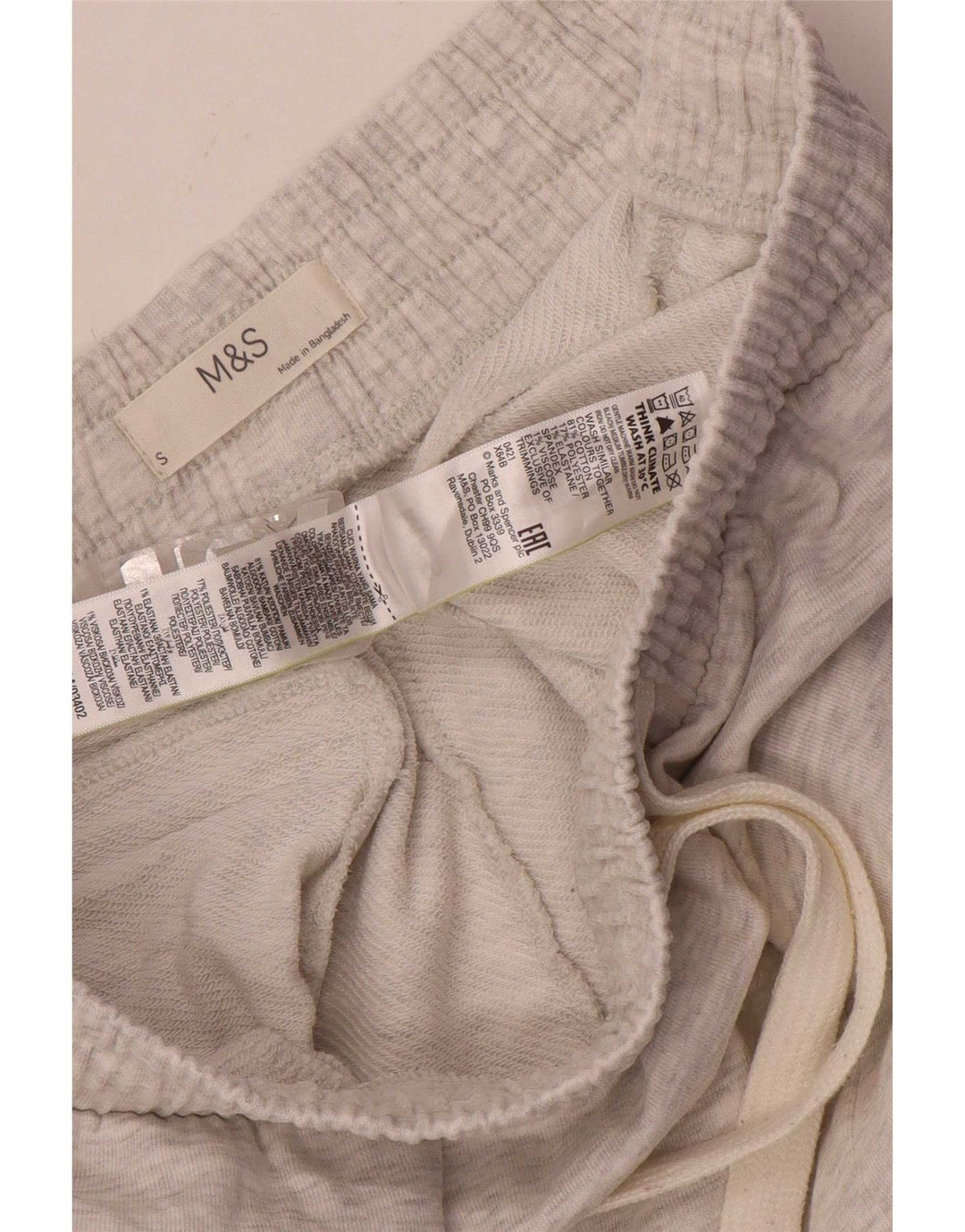 Мужские спортивные брюки Marks & Spencer, маленькие серые хлопковые крапинки
