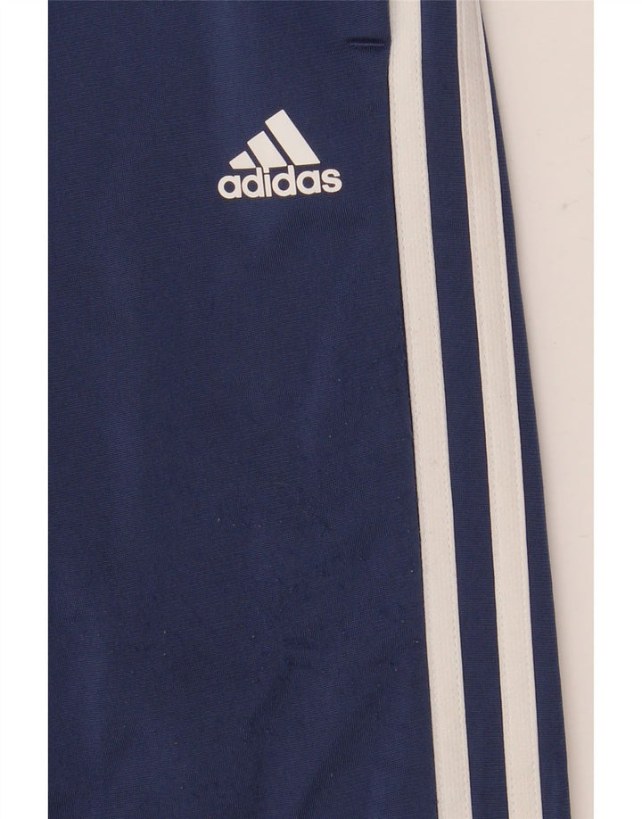 Спортивный костюм Adidas для мальчиков, брюки для бега, 9–10 лет, темно-синий, полиэстер